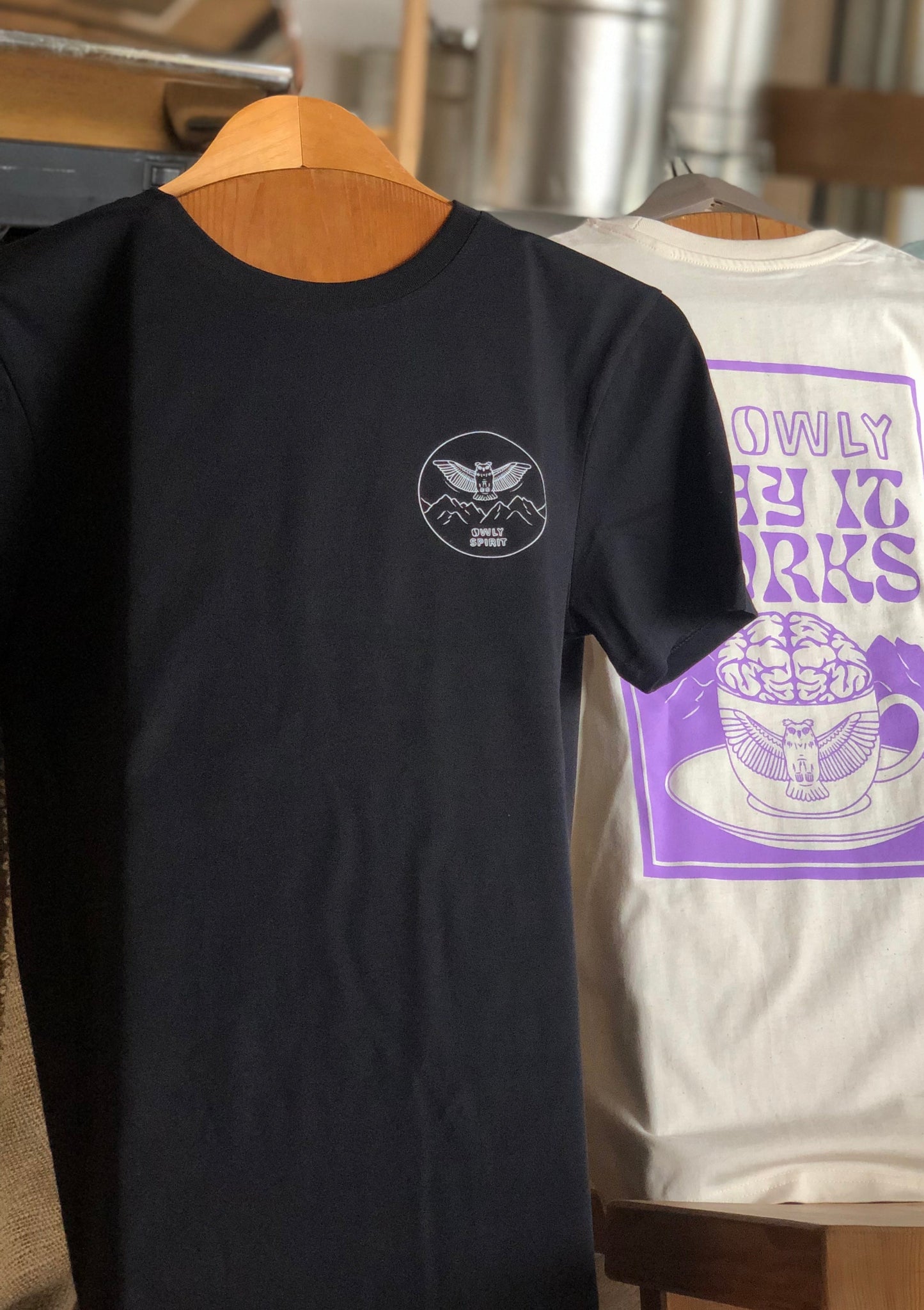 Owly Shirt schwarz