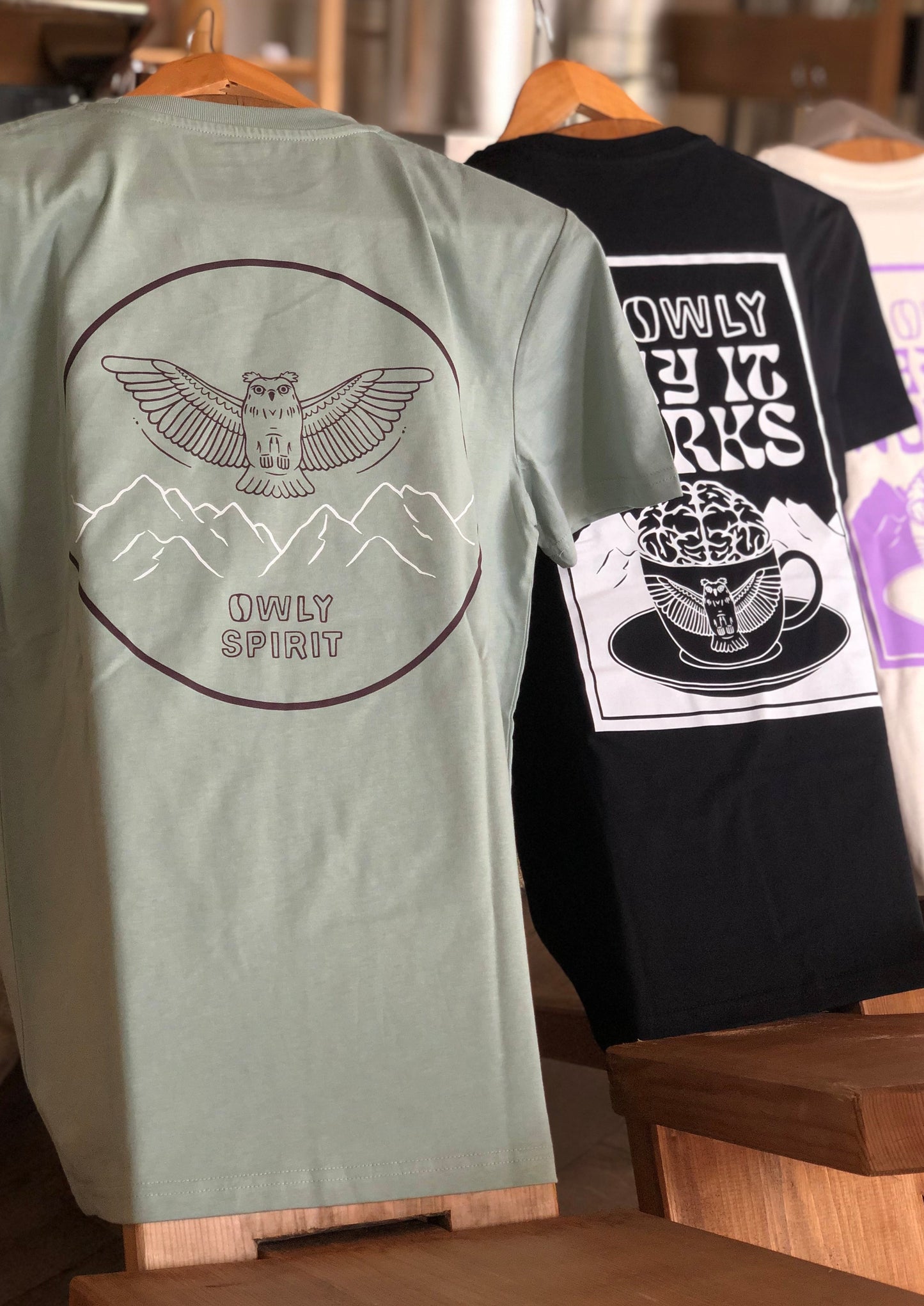 Owly Shirt aloe